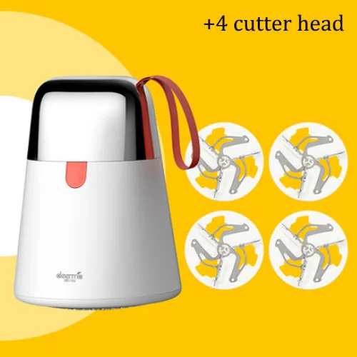 add 4pcs cutter head Xiaomi Deerma переносное средство для удаления ворса волос мяч триммер для удаления свитера 7000р/мин триммер с двигателем скрытый липкий волос трубка - Цвет: add 4pcs cutter head