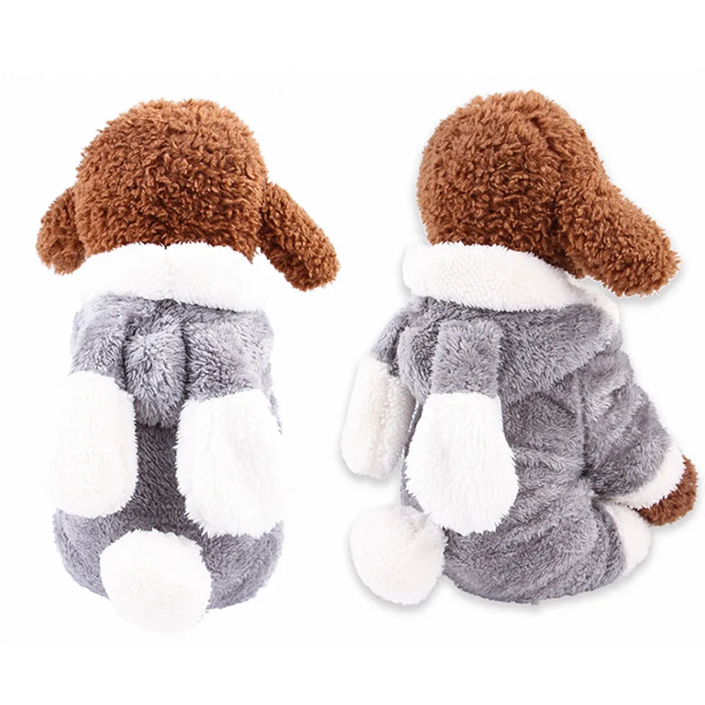 Для домашних любимцев собак Зимний Рождественский крыло с капюшоном одежда свитер для кота пальто Одежда для собак зимняя куртка для собак Одежда для Мопс dla psa