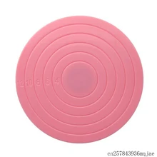 50 шт. пластиковый поворотный стол для торта вращающиеся круглые инструменты для украшения торта настольная пластина кухонная форма для самодельной выпечки инструменты для торта