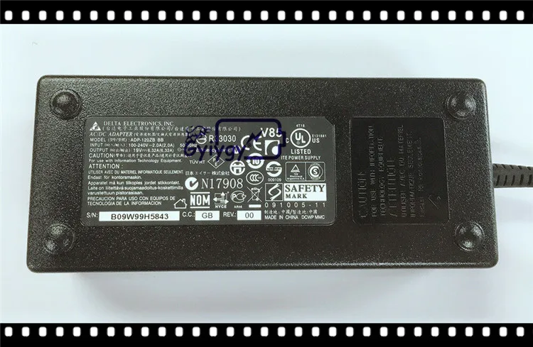 Acer 135W AC Power Adapter Compatible 19V 6.32A 120W 5.5mm 121