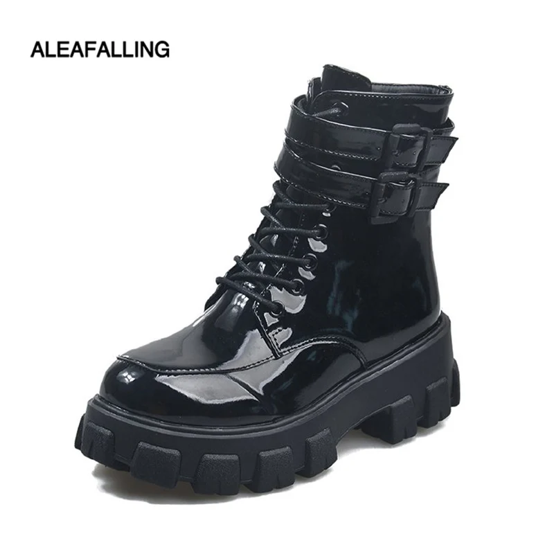 

Aleafalling Classical Women Snow Boots Lace Up Zip Two Open Cute Simple Smart Shoes Girl Buckle Autumn Winter Boot