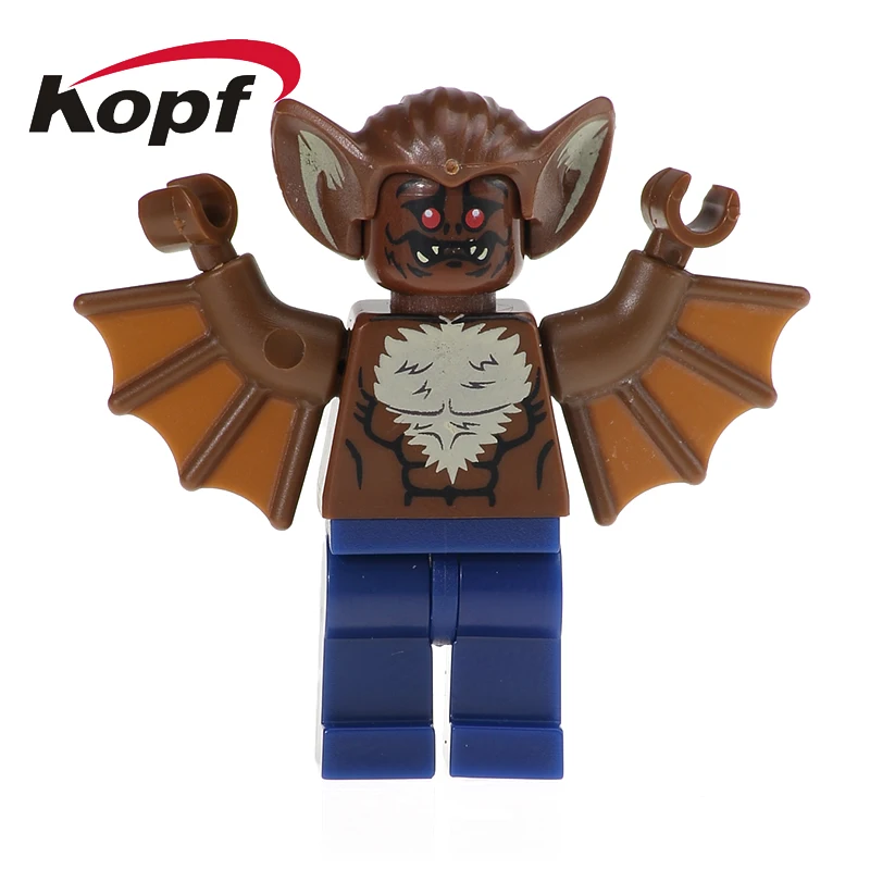 

20Pcs Building Blocks Super Heroes Bruce Wayne Batman Kiteman Scarecrow Riddler Action Figures For Children Education Toys PG146