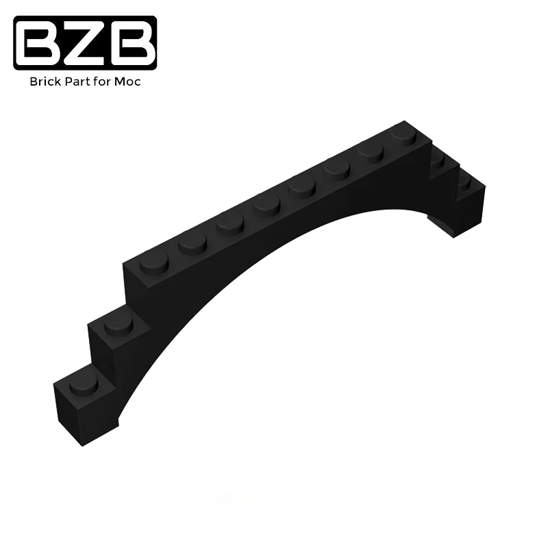 

BZB MOC 18838 14707 1x12x3 Arched Brick Creative Building Block Model Kids DIY High-tech Technical Brick Parts Best Toys Gifts