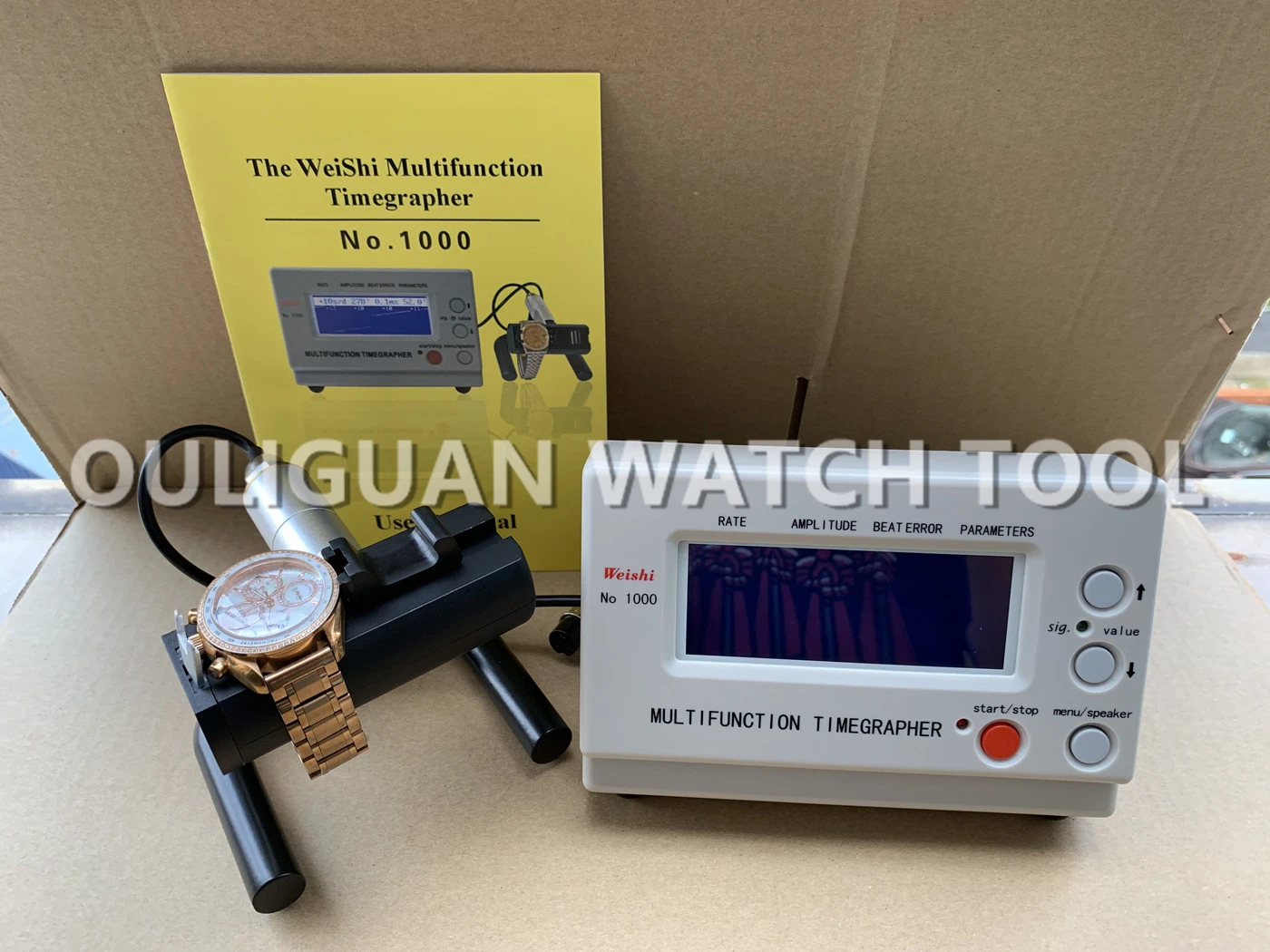 

Mechanical Watch Tester Timing Timegrapher for Repairers and hobbyists,No.1000 timegrapher
