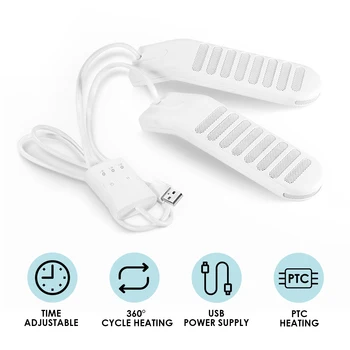 

Portable Electric Shoe Boot Dryer USB Powered Deodorizate Sterilization Dehumidificate Shoes Heater Warmer Baked Drying Machine