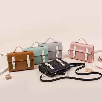 

Trendy Simple Fashion Ladies Hand Bag Carved Shoulder Small Handbag Square Messenger Bag Bolso Mujer Mobile Phone Bag Sac #C11