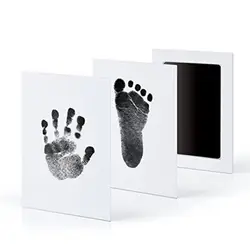 Уход за младенцем нетоксичный Babys отпечаток руки отпечаток пальца набор Детские сувениры литье новорожденный штемпельная подушка для