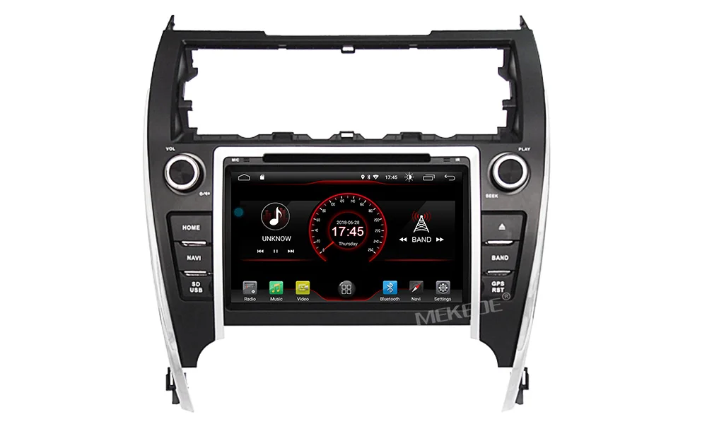 Автомобильный dvd-плеер MEKEDE 8 дюймов 2G+ 16G Android 9,0 для Toyota CAMRY 2012 EUR версия gps-плеер навигационное радио