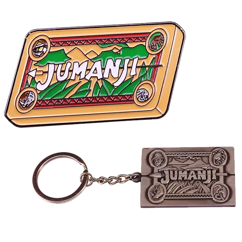 Cute Jumanji Smalto Pin Game Board Badge The Keyring Accessoryboy Friends Fidanzate Adulti Regalo Per Bambini