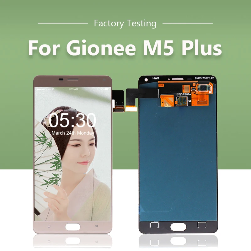 

LCD for Gionee Marathon M5 Plus Display Touch Screen Digitizer Assembly for Gionee M5 Plus LCD Repair Free Shipping