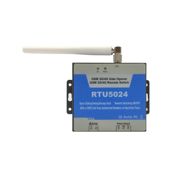 RTU5024 GSM Gate Opener Relay Switch Wireless SMS Call Remote Controller Door Access Gate Opener Free Call for Access Control