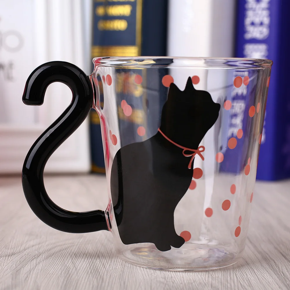 Creative Animal Cartoon Cat Designed Bottle Cups Kitchenware Barware Mug