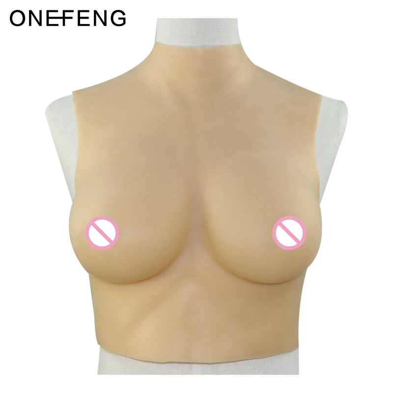 PROD 1005003167674406 ONEFENG ST-7 Silicone Breast Forms Silicone
Filling Fake Boobs for Crossdresser Shemale Transgender E Cup Four
Colors