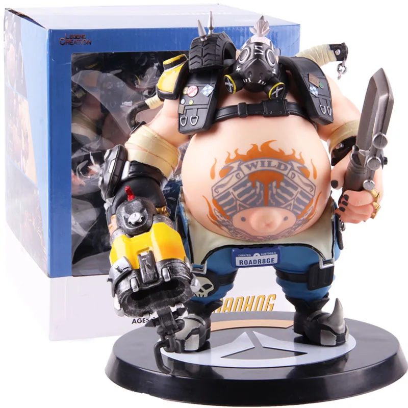 

Western Animiation Roadhog Figures Mako Rutledge PVC Action Figure Collectible Model Toy