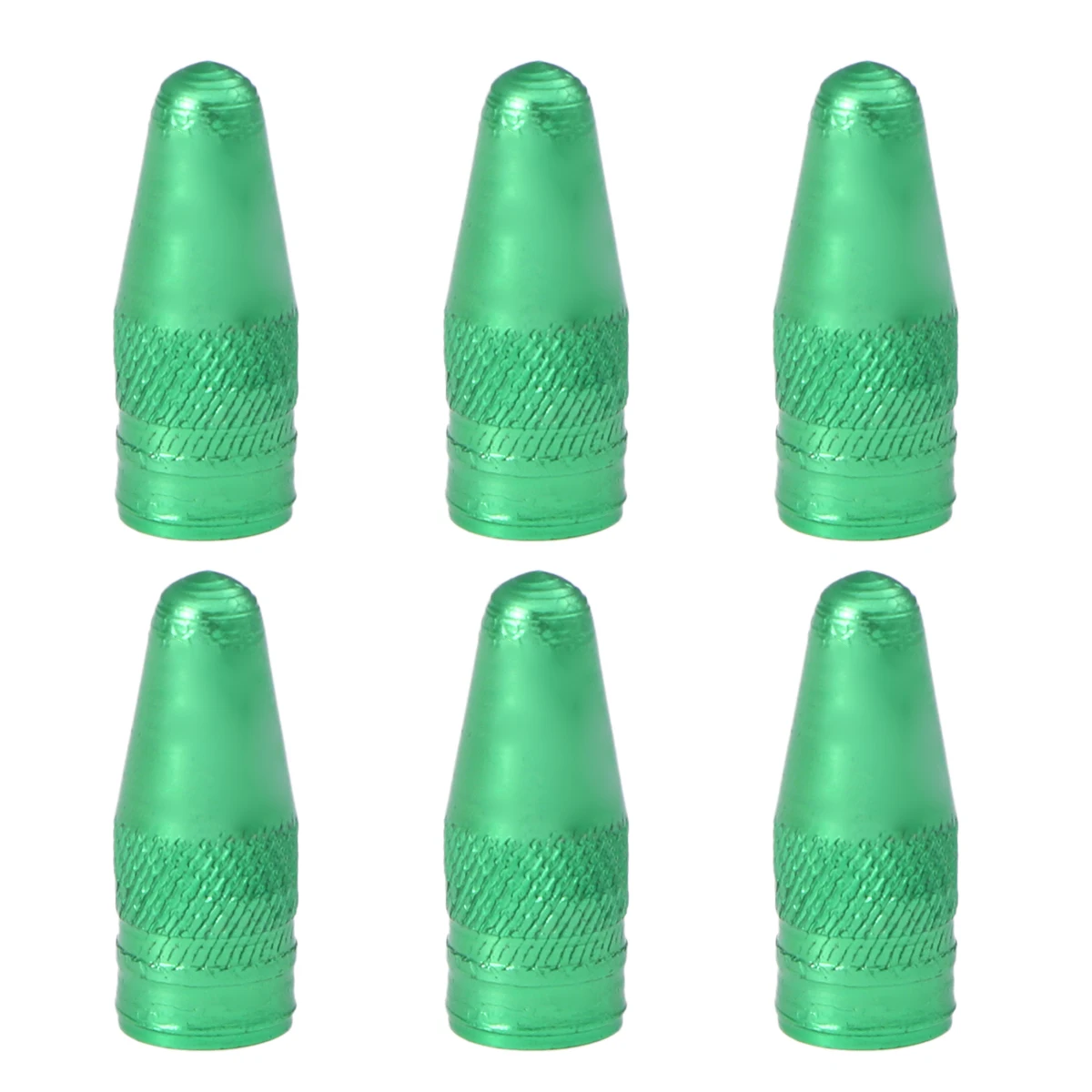 6pcs green 6 шт./упак. вентиля покрышек легковых Кепки s колеса клапан Кепки велосипеда Алюминий сплав французское кружево ткань для MTB дорожный велосипед горный велосипед шины насос для очистки от пыли воздушной чехлы - Цвет: 6pcs green