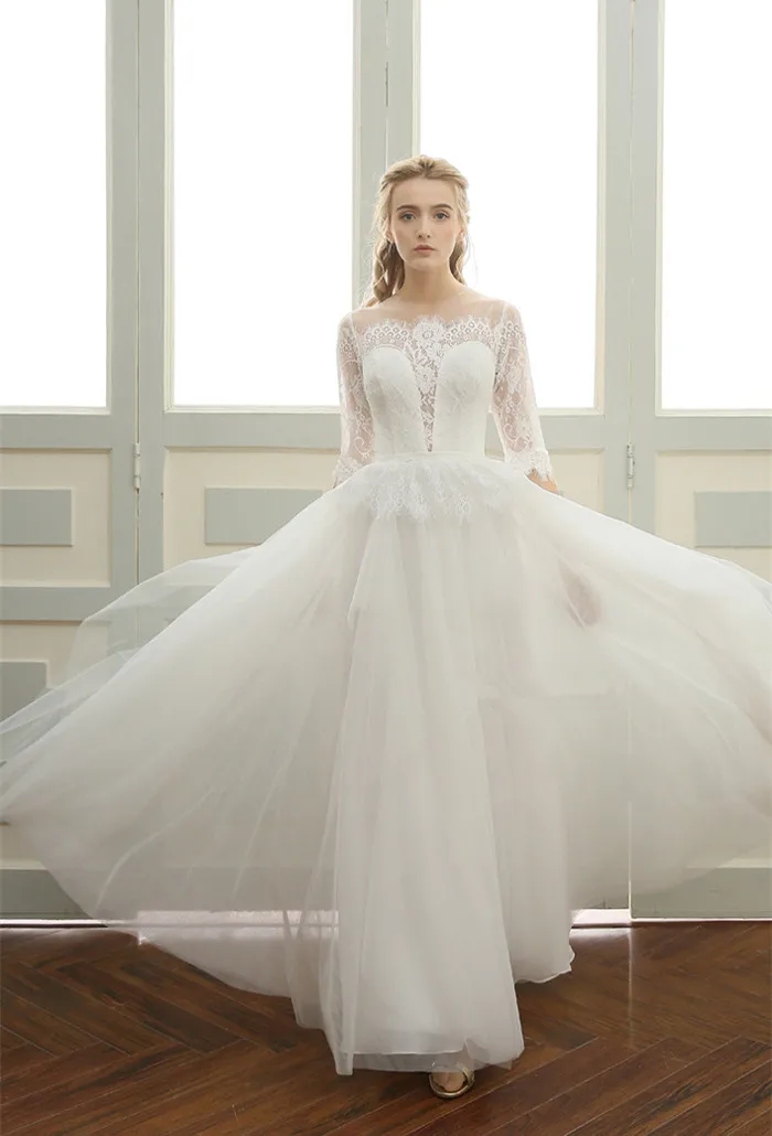 Vestido de noiva недорогое кружевное вечернее платье с коротким рукавом,, alibaba, Китай, тепловое платье для матери невесты