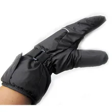 1 пара унисекс ручной лыжный с подогревом мотоцикл езда на открытом воздухе электрические походы, кемпинг, катание на веосипеде водонепроницаемые перчатки с подогревом на батарейках