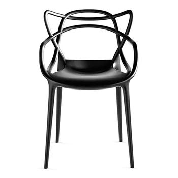 

Backrest Household Plastic American Chair Backrest Adult Stool Backrest Modern Simple Nordic European Dining Chair