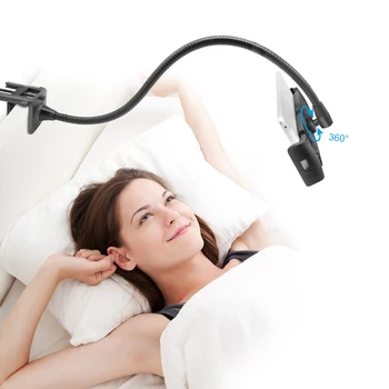 

Phone Stand Holder Universal Cell Phone Holder Stands Flexible Clip-On Bed Desk Mount Stand Holders For Mobile Phones Tablets