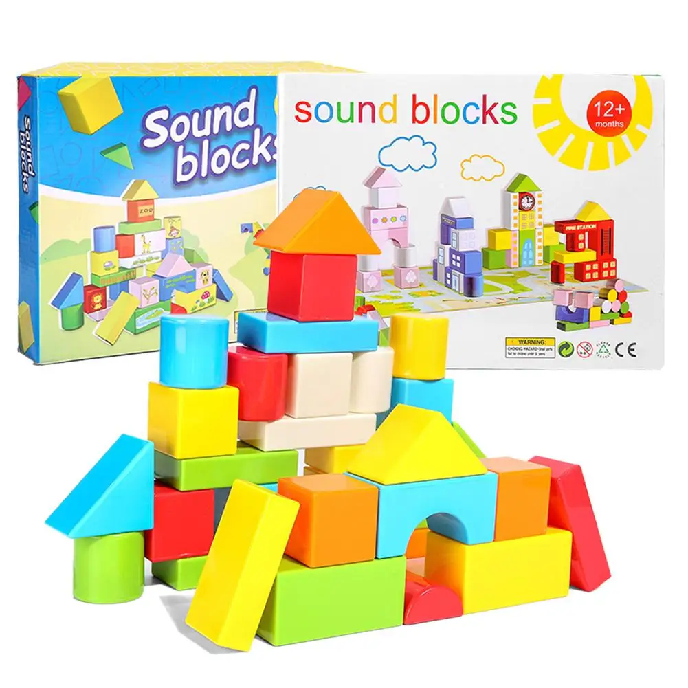 

Building Blocks Toys Large Particles Sound Modeling Environmentally Friendly Resin Odorless Educational Toys Model For Children
