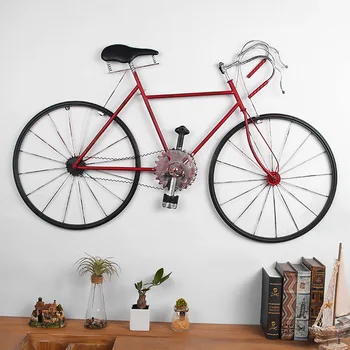 

Retro Iron Bar Cafe Restaurant Bicycle Wall hanging Decoration Creative Industrial Wall pendant Wall Decoration