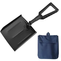 Pelle télescopique pliante amovible, nettoyeur de neige pour l'extérieur, hiver, Camping, jardin, outil de survie 