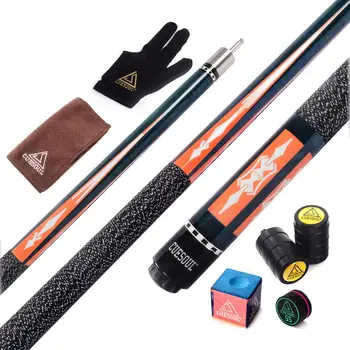 

CUESOUL Orang Pool Cue Cue with 13mm Tip Billiard Cue With Free Gift