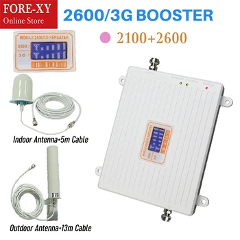 

ZQTMAX 3G 4G Dual Band 2100 2600 Cellphone LTE Cellular Signal Booster UMTS amplifier for home verizon cell phone internet