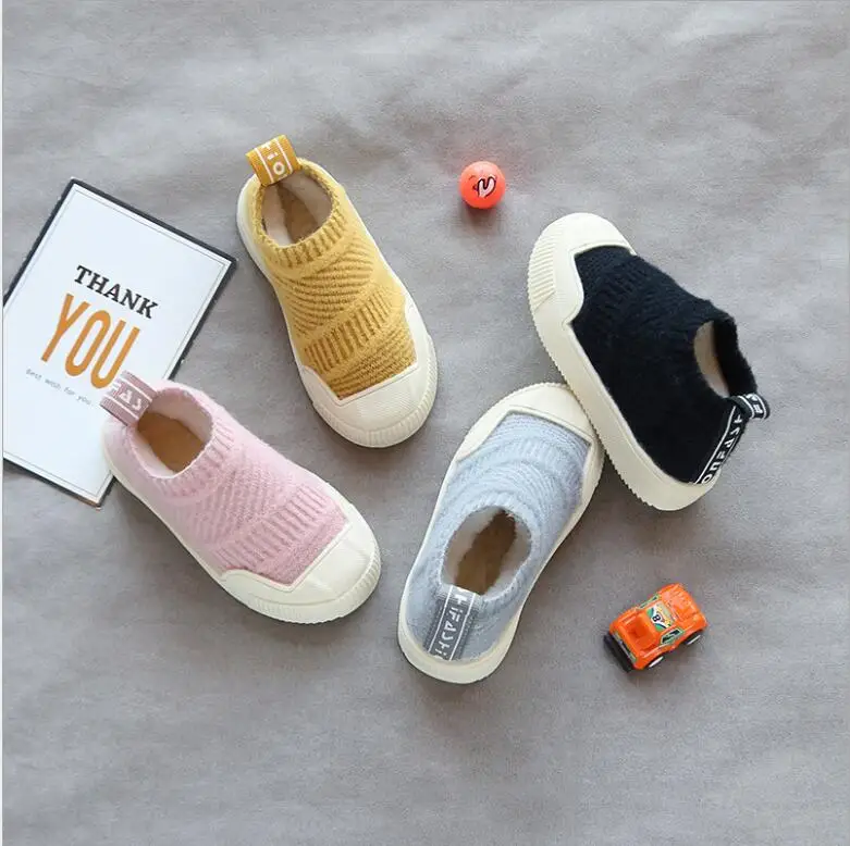 

2020 Children's cotton-padded shoes new winter leisure breathable cotton-padded shoes for boys and girls warm