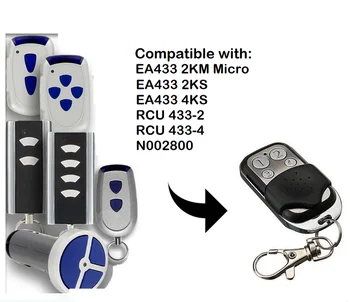 

EA433 2KM MICRO,EA433 2KS RCU 433-2 N002800 remote control replacement rolling code 433MHZ