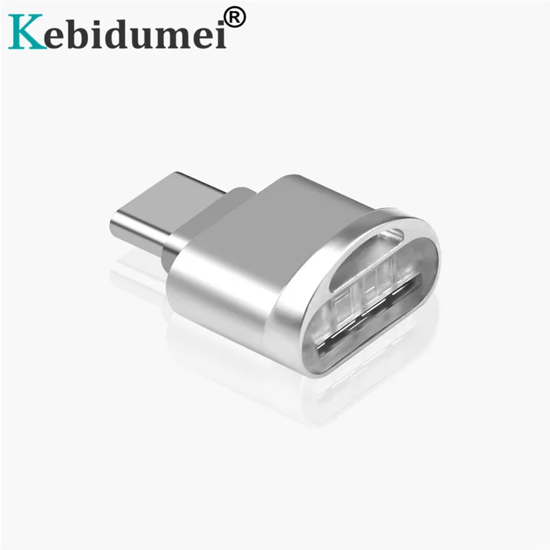 Kebidumei Тип Мини C Micro SD TF карты памяти считыватель карт OTG адаптер USB 3,1 адаптер карты для мобильного телефона Macbook