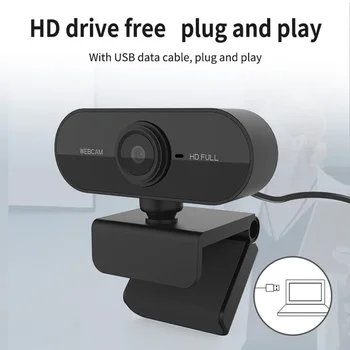 

Widescreen Video Work Home Accessories 1080P HD USB Webcam Video Conference Live Streaming Web Camera with Microphone