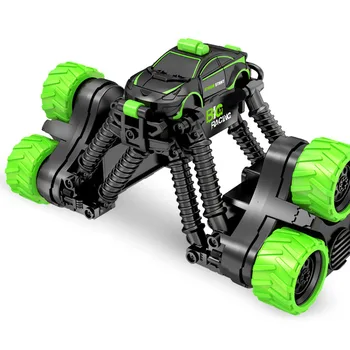 

New Tumbling stunt car dump truck remote control car off-road remote control car telescopic deformation children toy car WM-109