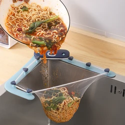 Gadget Kitchen Sink Strainer Drain Hanging Basket Vegetables Filter Bathroom Sinks Portable Cocina Accesorio Kitchen Fixture YQ