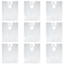 100 шт 60x90 см пластиковая одноразовая Водонепроницаемая накидка для салона, парикмахерской Парикмахерская накидка на плечи