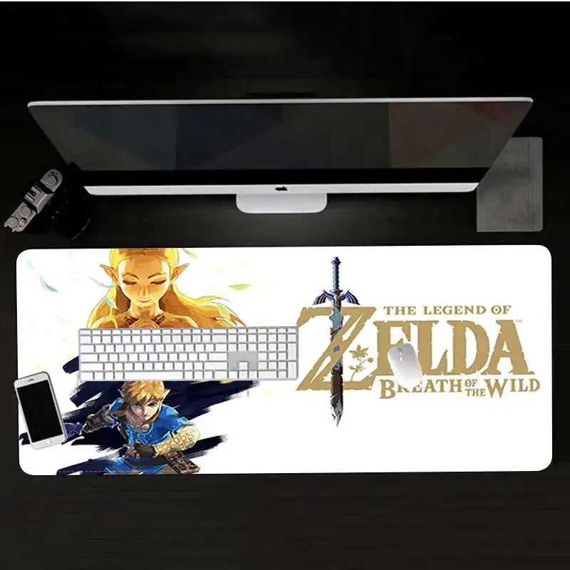Maiya Top the legend of zelda breath of the wild Durable Rubber Mouse Mat Pad Free Shipping Large Mouse Pad Keyboards Mat