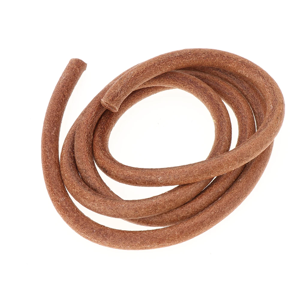 1m Round Leather Cord Thread For Kumihimo Jewelry Bracelets Making 8mm