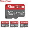 SHANDIAN Smast tarjeta SD 32GB alta velocidad Class 10 16GB/64GB de capacidad Real 128GB Mini tarjeta de memoria SD tarjeta TF para el teléfono inteligente ► Foto 1/6