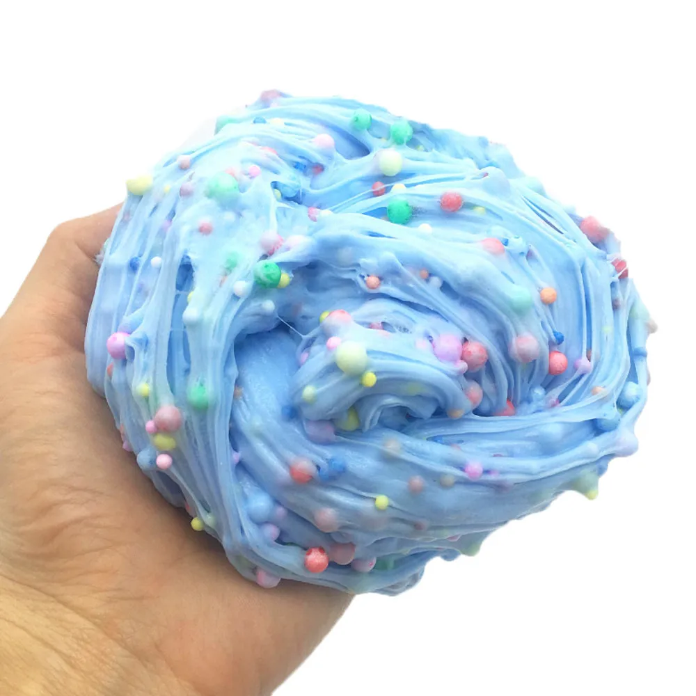 Clay for Slime Fluffy Foam Children Adult Anti-stress Toys Adult office work decompression toys Interesting Novelty Toy #A
