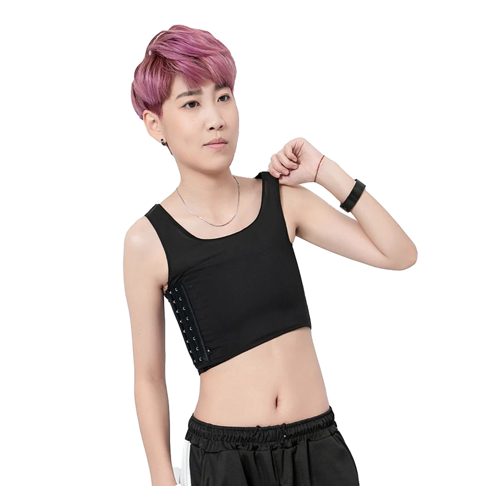 Для женщин Trans лесби майка на бретелях комплекты из топа и коротких шифон груди