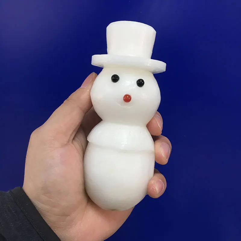 White Marble Натуральный белый мрамор Снеговик кристалл кварца статуя животного Исцеление Рейки энергия драгоценный камень Статуэтка для украшения дома и подарок - Цвет: White Marble