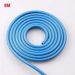 Enhanced Car Door Edge Protector Trim - Noise Reduction & Anti - Collision Guard with Steel (Blue 5M)