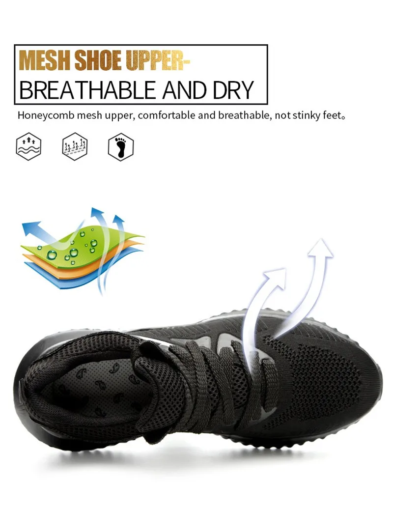 Anti-Smashing Protective Safety Sneakers-