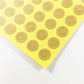 

5000 Pcs/lot Vintage Kraft Paper Ring Label Stickers For Gift Tag Ring DIY Multifunction Sticker