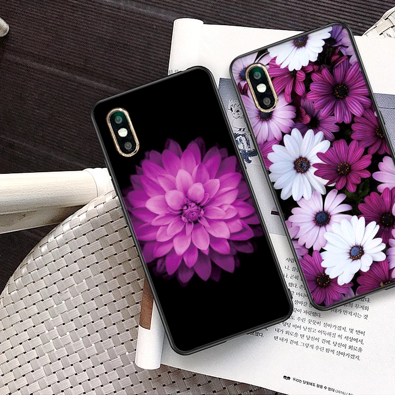 Фиолетовый романтический dreamtalk розовый цветок для Xiaomi Redmi Note 5 S2 7 Plus 6 3 3S Pro 4A 4X 5A 6A