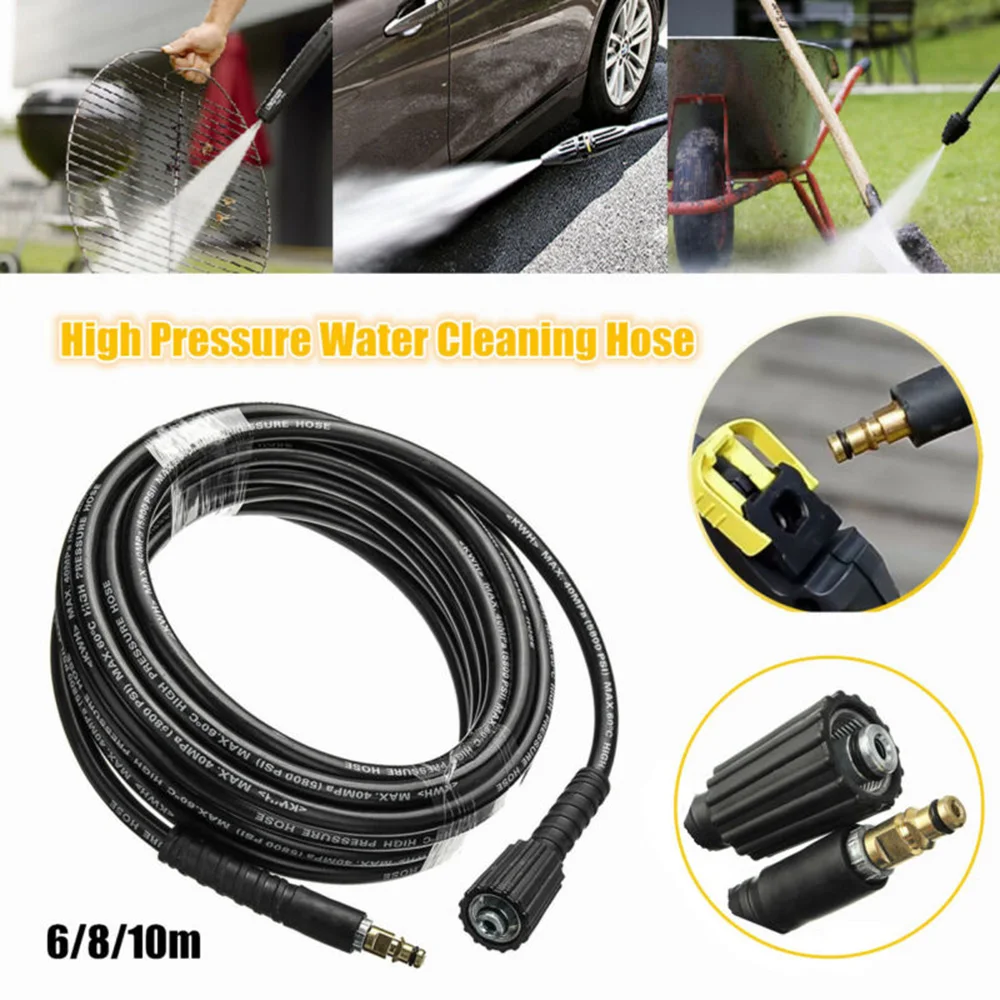 

6m/8m/10m High Pressure Water Cleaning Hose for Karcher K2 K2 K4 K5 Garden Vehicle Clean Tools