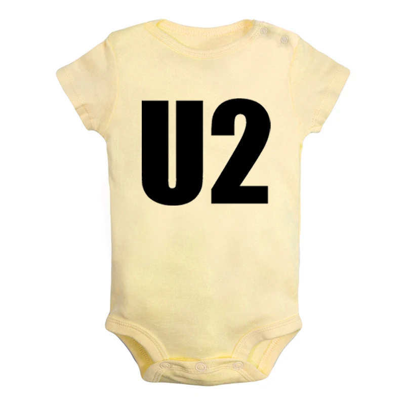 Рок-Группа ACDC U2, альтернативная рок-группа, Одежда для новорожденных мальчиков и девочек, комбинезон с принтом, боди для младенцев, хлопковые комплекты
