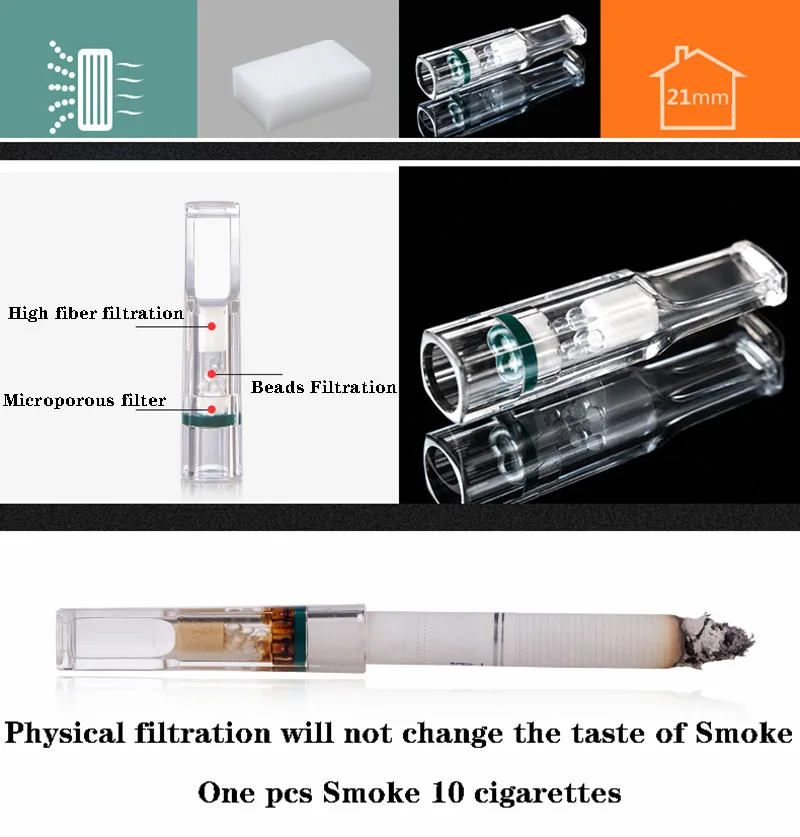 Filtre à cigarettes jetable pour hommes, 100 pièces/lot, embout buccal de  qualité alimentaire, porte-Jet, outils sains pour fumer, filtre à tabac -  AliExpress