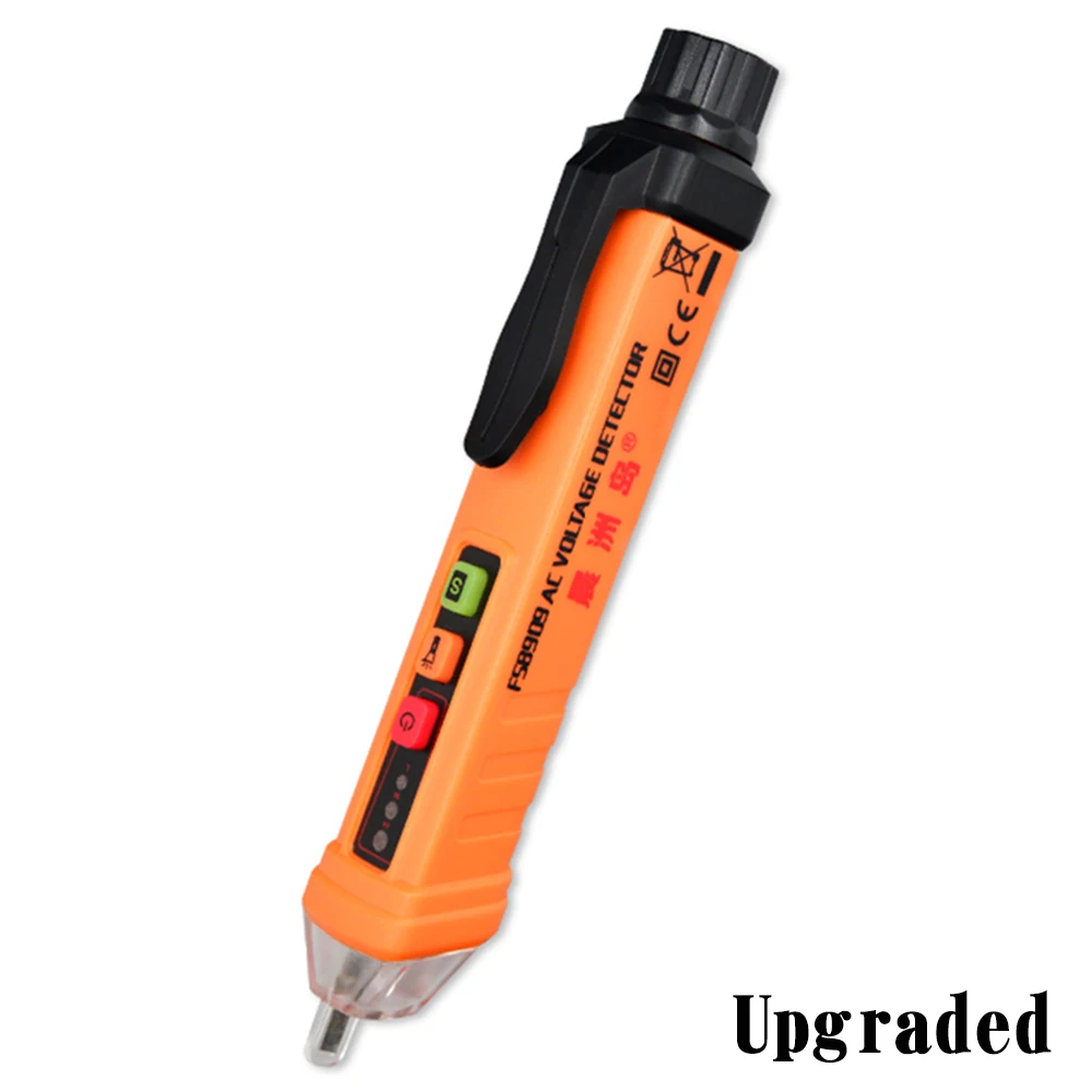 Upgraded Non-Contact Intelligent Test Pencil NCV Electric Tools Tester Pen Indicator Detector 20-1000V Current Voltage Meter - Color: upgraded