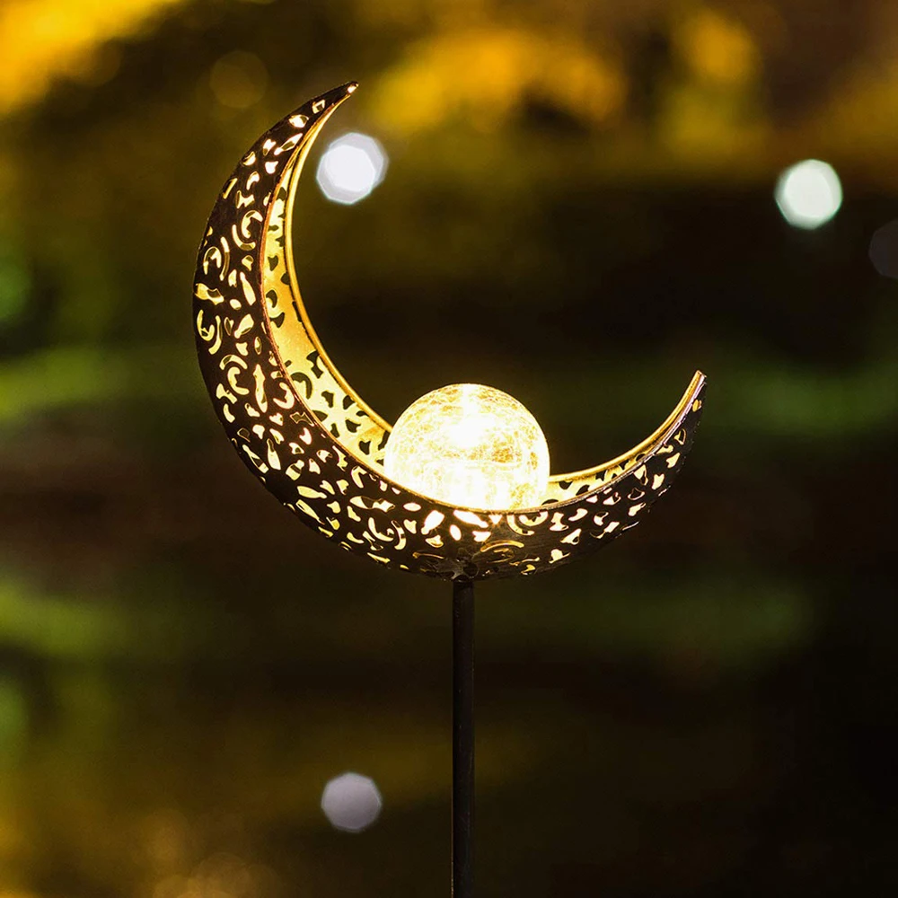 

LED Solar Flame Light Sun Moon LED Garden Light Flame Effect Lamp Waterproof Outdoor Lights Landscape Solar Decorative Light
